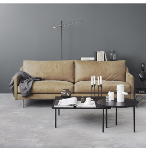 Interface LEON LS 202 3-sohva nahka dunes camel kuva