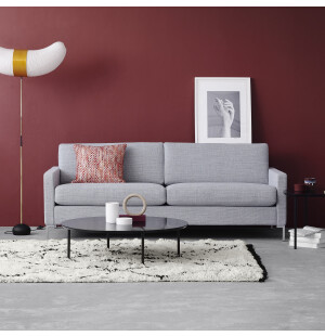 Interface NANA LS 218 3-sohva kangas tundra harmaa kuva