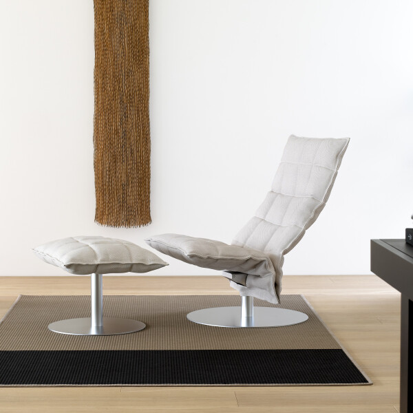 Woodnotes K TUOLI kapea pyörivä + rahi Sand kitti-valkoinen image