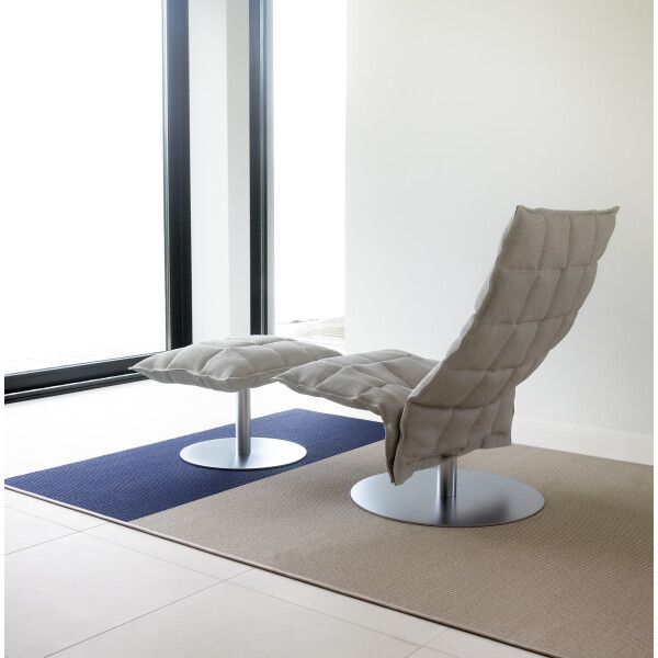 Woodnotes K TUOLI kapea pyörivä + rahi Sand kitti-valkoinen 2 image