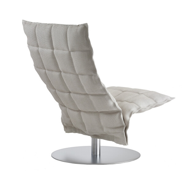 Woodnotes k tuoli kapea, pyörivä, Sand kitti-valkoinen 2 image