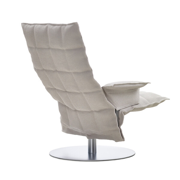 Woodnotes k tuoli pyörivä käsinojin Sand kitti-valkoinen 2 image