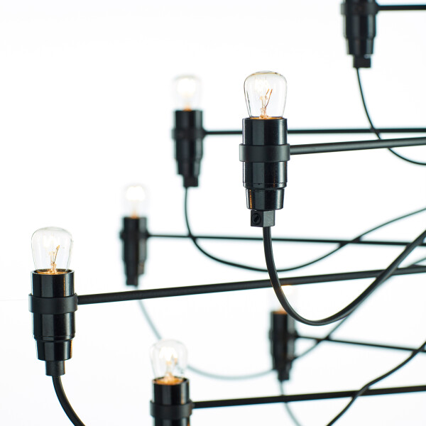 Flos 2097/30 SARFATTI riippuvalaisin musta kuva