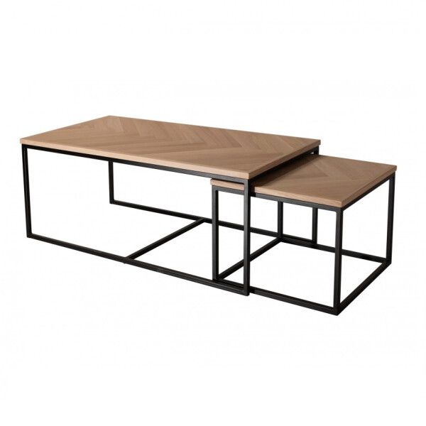 Herringbone coffeetable set coffee side kuva