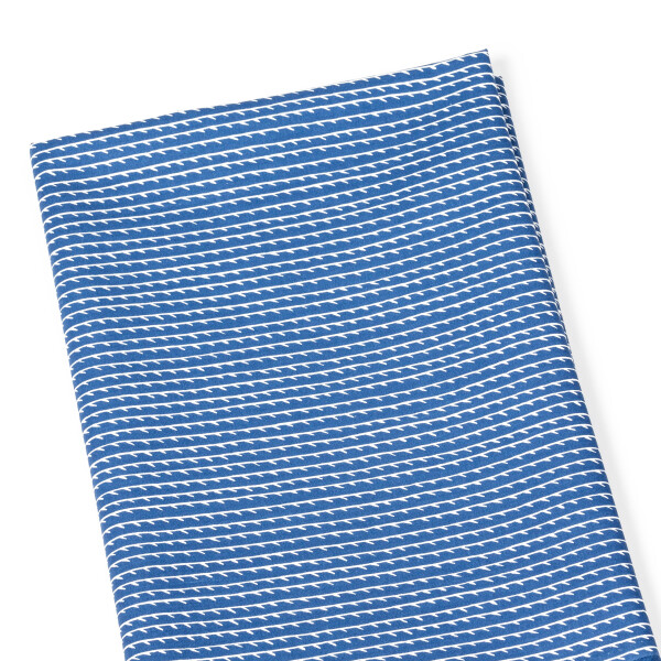 Artek RIVI vahakangas sininen valkoinen pinnoitettu kangas puuvilla kuva