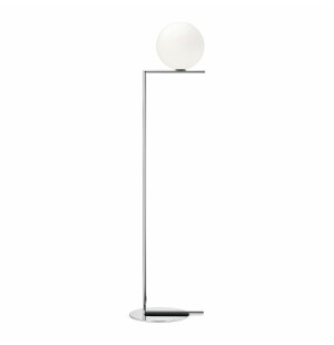 Flos IC F1 golvlampa krom image