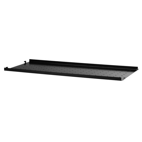 String System metallihylly musta 78x30x2 image