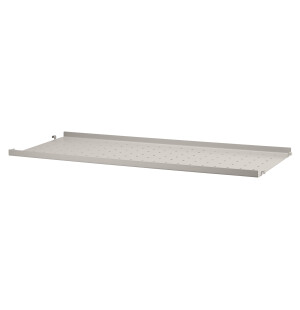String SYSTEM metallihylly 78x30, matala, beige kuva
