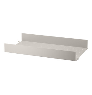 String SYSTEM metallihylly 58x30, korkea, beige kuva