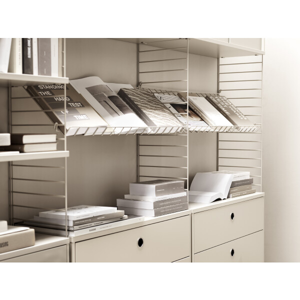 inspiration String System ritilälehtihylly beige kuva