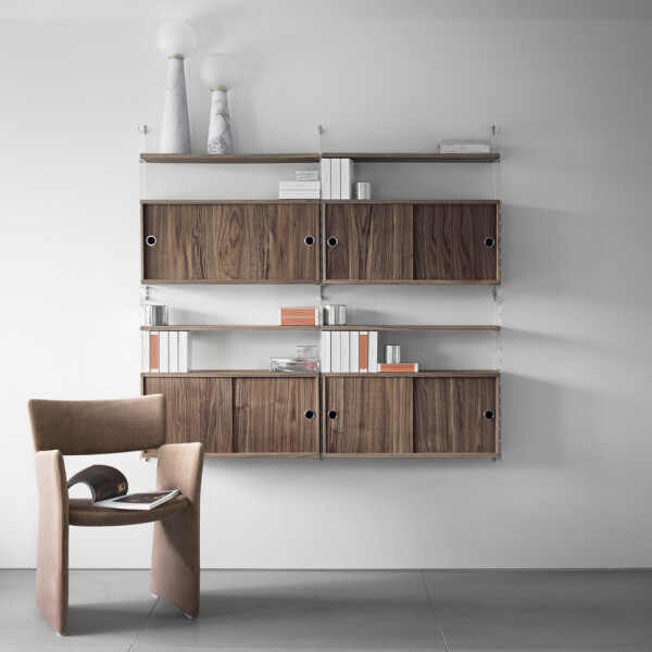 string kaapit liukuovilla pähkinä kuva