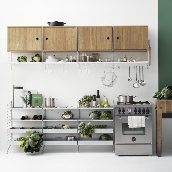 inspiration string system keittiö kaappi saranaovi tammi kuva