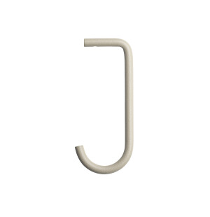 String krokar för metallhyllplan, 5-pack, beige image