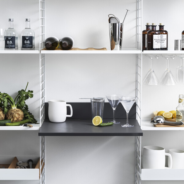 inspiration string system mediahylly anthracite keittiö kuva