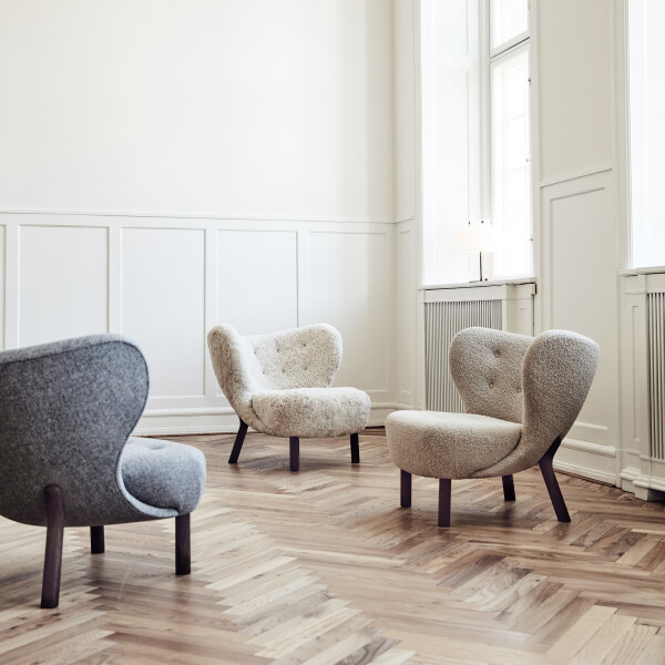 &Tradition Little Petra VB1 Sheepskin Moonlight Hallingdal Karakorum image