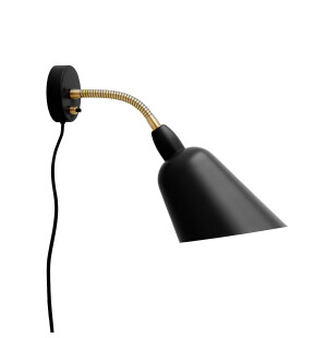 &Tradition BELLEVUE AJ9 vägglampa, svart/mässing image