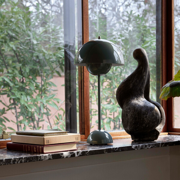 &Tradition Flowerpot VP3 pöytävalaisin stone blue 02 kuva