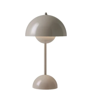&Tradition FLOWERPOT VP9 PORTABLE pöytävalaisin, grey beige kuva