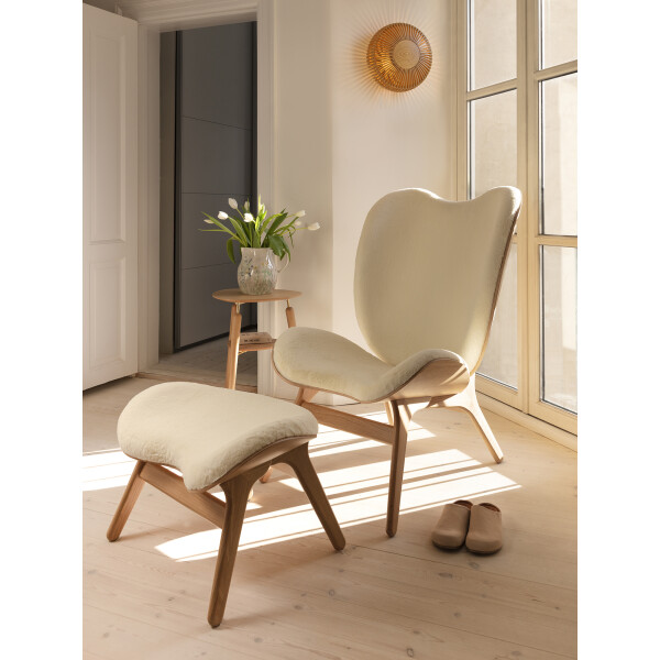 UMAGE A Conversation Piece tall nojatuoli oak teddy white tammi 01 image