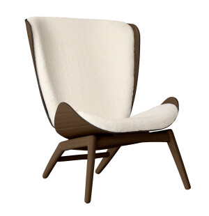 Umage THE READER nojatuoli, dark oak/teddy white kuva