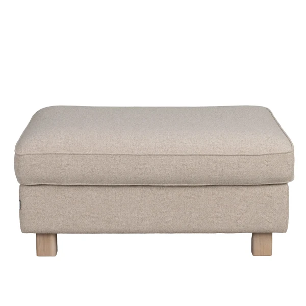 340242 b sb a Aberdeen footstool beige whitepigm oak legs kuva