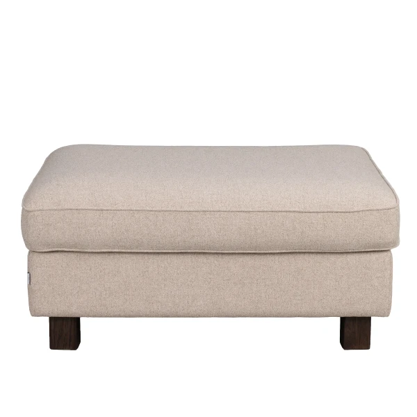 340243 b sb a Aberdeen footstool beige brown oak legs kuva