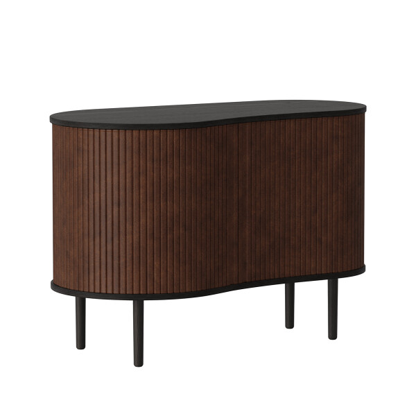 UMAGE Audacious cabinet black oak hazelnut senkki musta nahka image