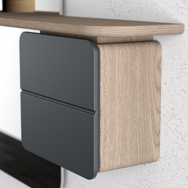 UMAGE One More Look peili oak anthracite grey 5 kuva