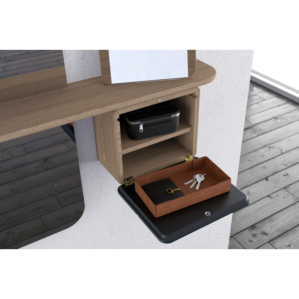 UMAGE One More Look peili oak anthracite grey 4 kuva