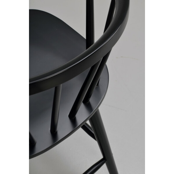 Rowico Carmen bar chair black detail image