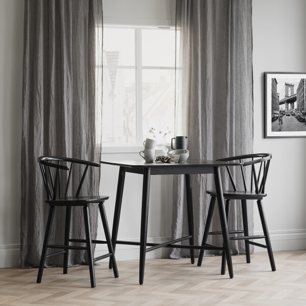 Rowico Carmen baarituoli Lotta baaripöytä musta 2 kuva