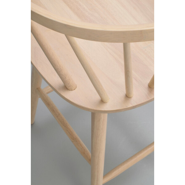 Rowico Carmen bar chair whitewashed detail image