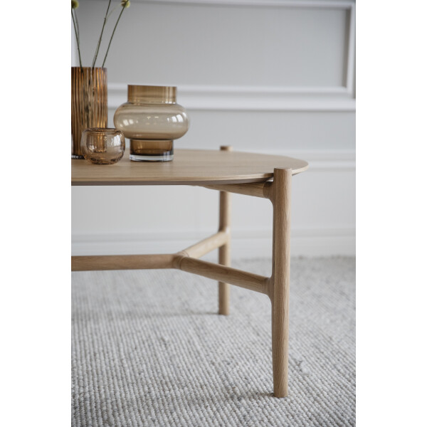 Rowico Holton sohvapöytä ovaali tammi 3 kuva