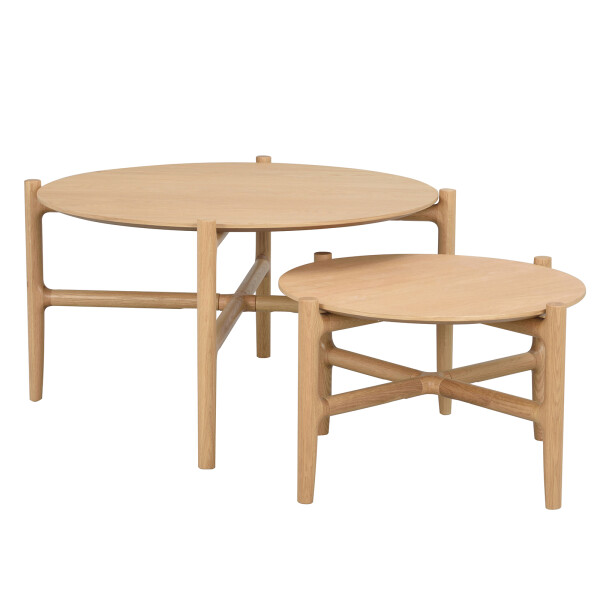 Rowico Holton sohvapöytä 80+55 tammi kuva