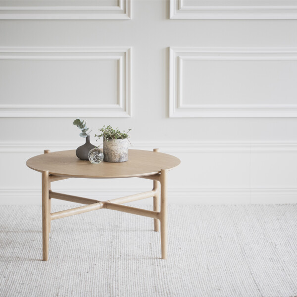 Rowico Holton sohvapöytä pyöreä 80 cm tammi kuva