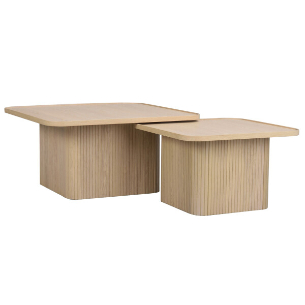 Rowico Sullivan sohvapöytä valkotammi 80x80 120100 + 60x60 120101 kuva