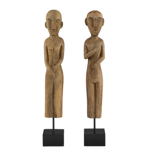 Artwood ZIKA & RAMA figures 2-set, natural image