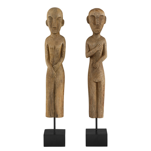 Artwood Zika & Rama figures natural 06-31010 kuva