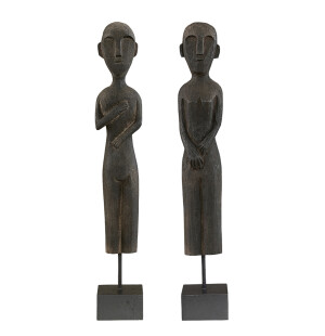 Artwood ZIKA & RAMA figures 2-set, black image