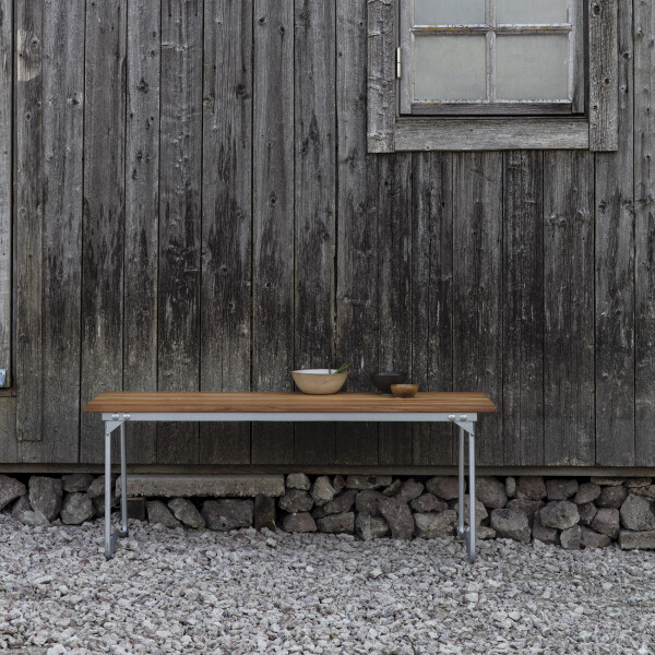 Grythyttan Stålmöbler Bänk 8 teak image