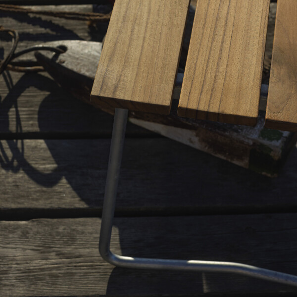 Grythyttan Klassiker Bank teak detalj image