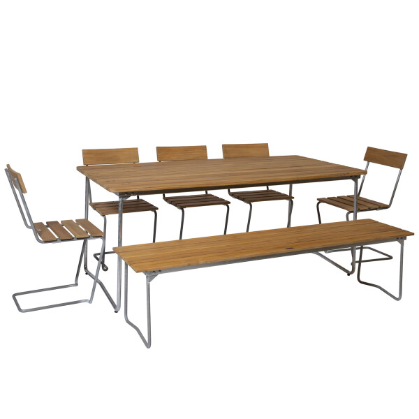 Klassikerserien Bord B31 170 Stol1 Bänk9 teak image