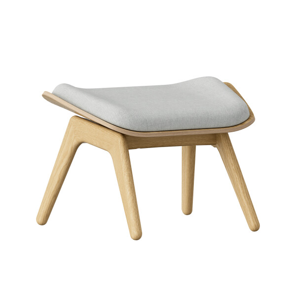 UMAGE The Reader ottoman oak sterling 1 image