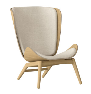 Umage THE READER fåtölj, oak/white sands image