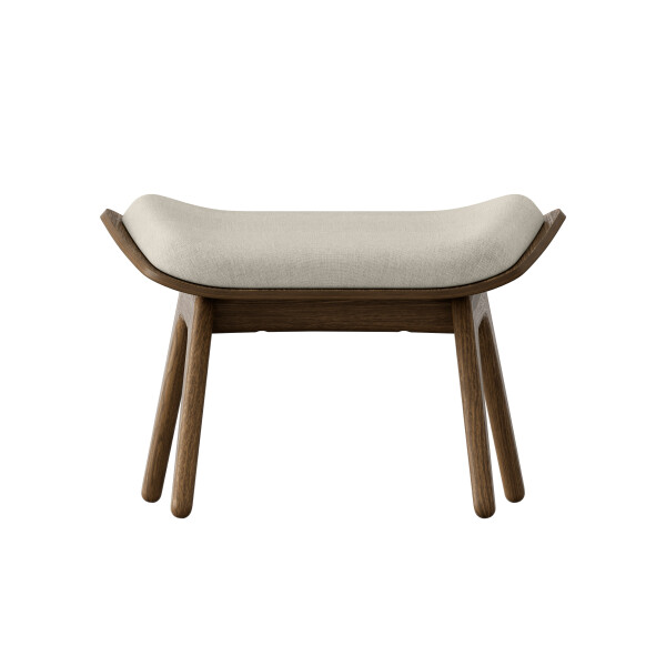 UMAGE The Reader ottoman dark oak white sands 2 image