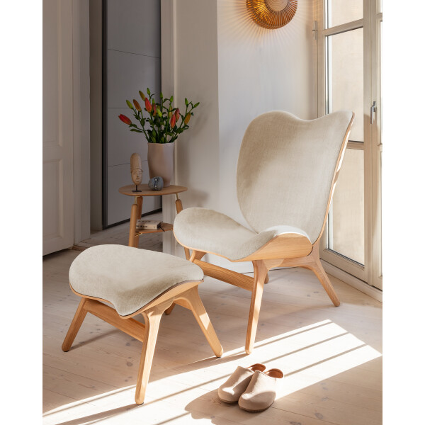 UMAGE A Conversation Piece ottoman oak white sands rahi image