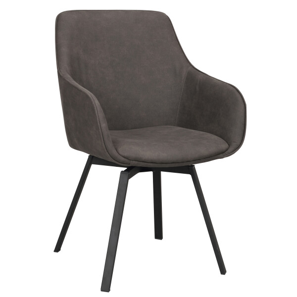 117769 b Alison armchair grey microfiber kuva