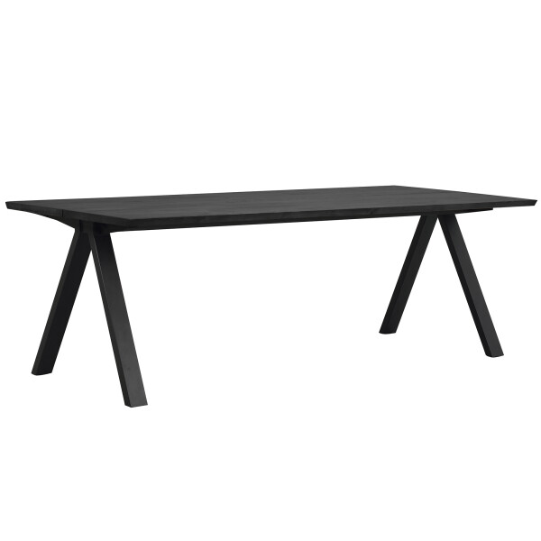 Rowico Carradale ruokapöytä V-jalka musta tammi  120326 1 image