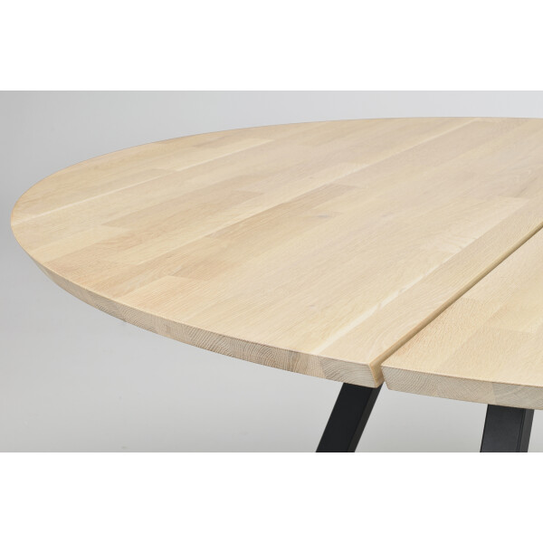 Carradale round whitepigmented oak detail 1 kuva