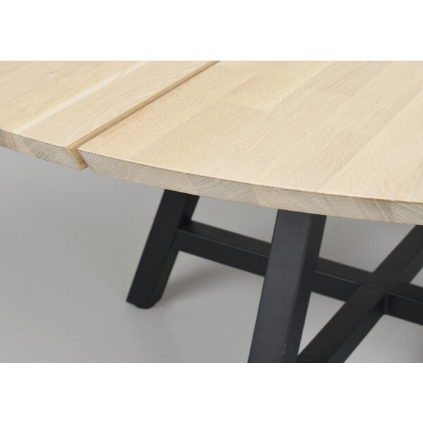 Carradale round whitepigmented oak detail 2 kuva